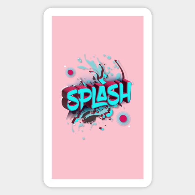 Splash Sticker by euiarts